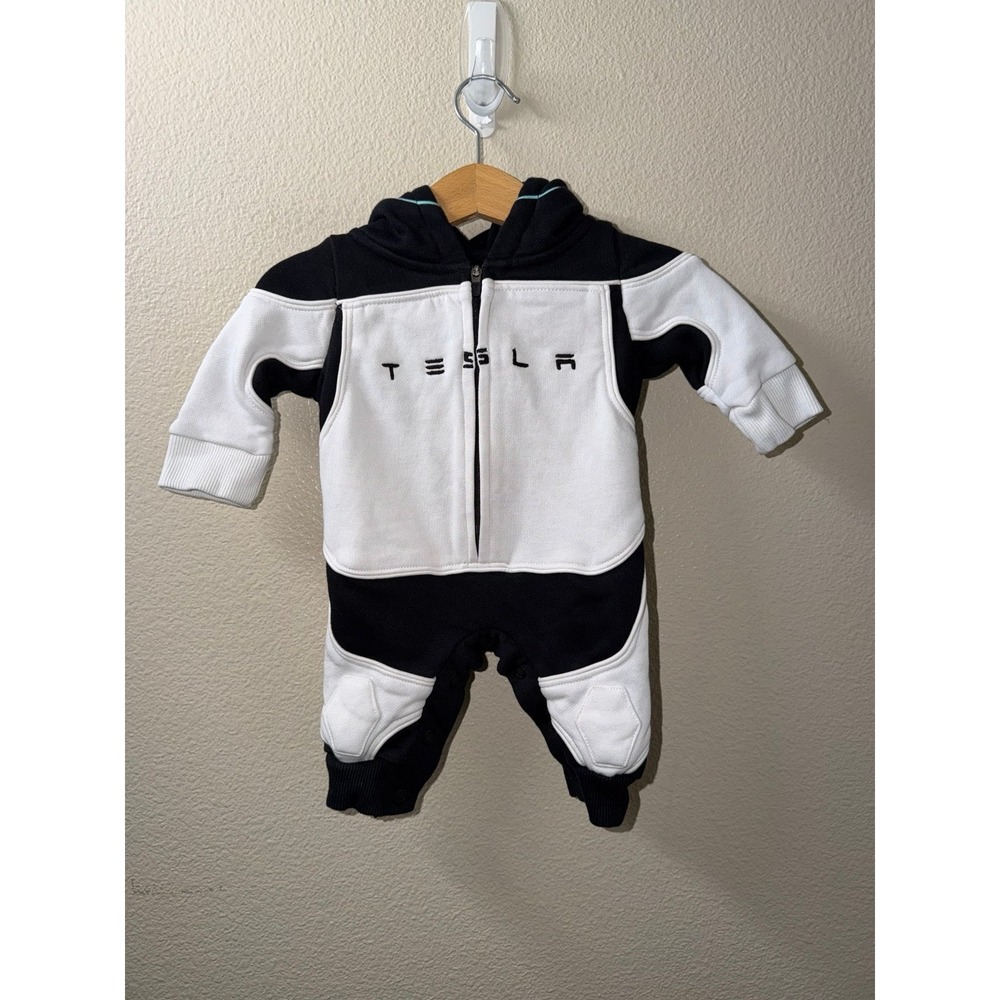 Baby Tesla Lil Bot Jumpsuit Size 0-3 Months